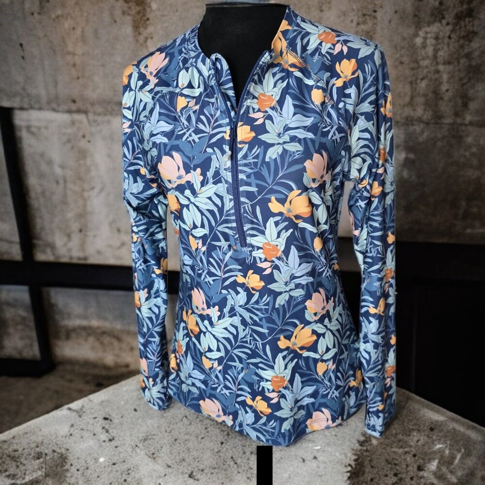 THE AMERICAN OUTDOORSMAN (MED) Women's Floral Performance UPF Sun Protection